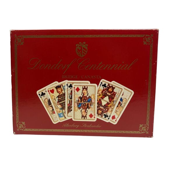 Vintage Dondorf Centennial Bridge Canasta Playing Cards - 1933 Commemorative Ed - Picture 2 of 5